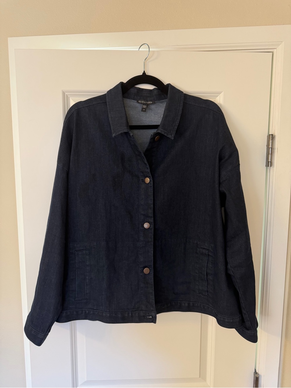 Eileen Fisher Dark Indigo Jean Jacket